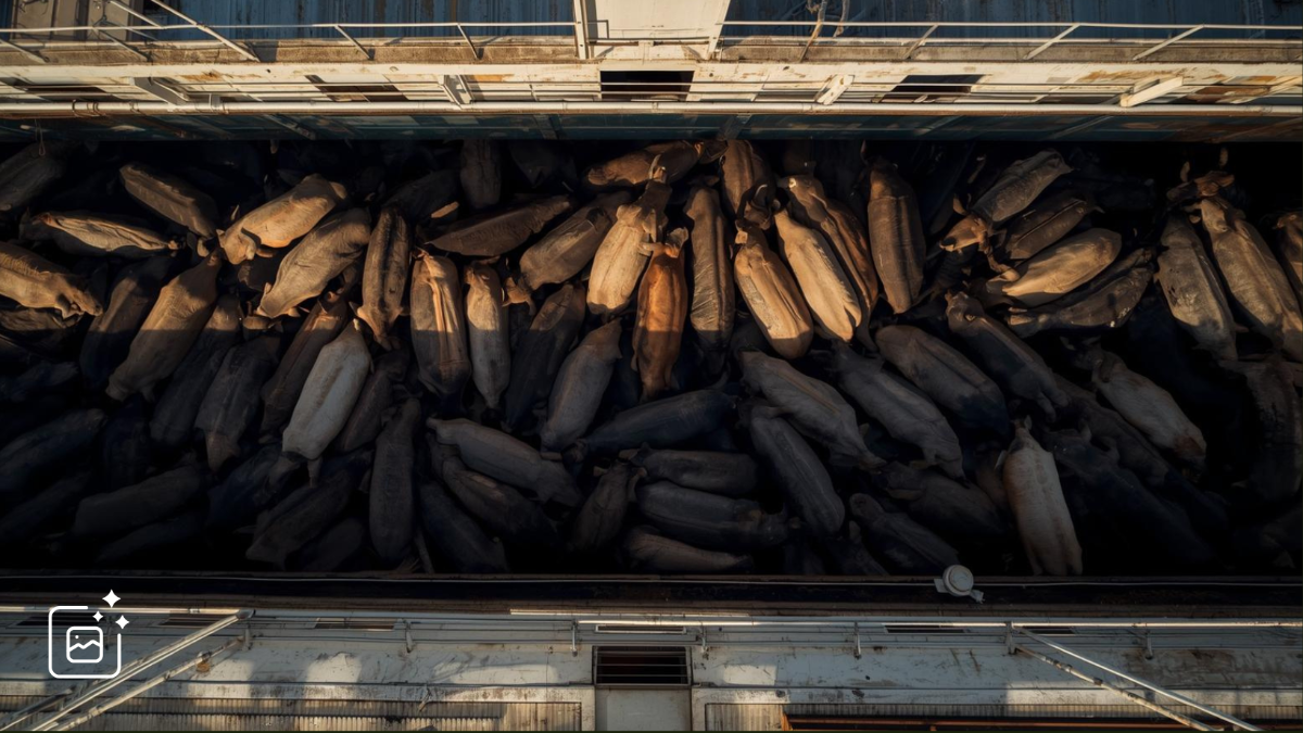 Warnung vor Katastrophe: Tausende trächtige Kühe werden wohl auf Schiff sterben